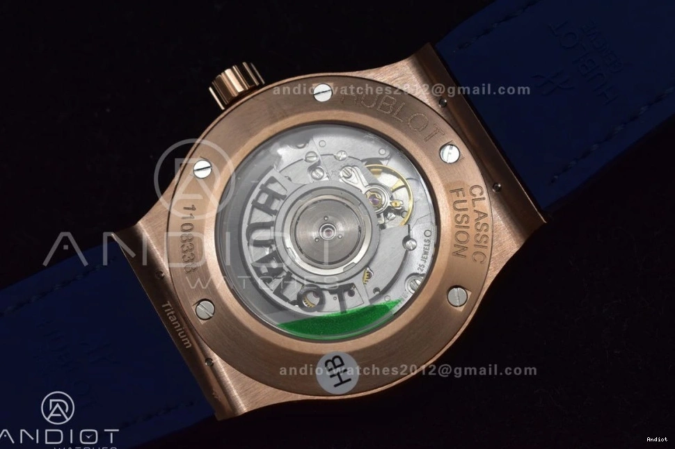 Diamond Classic Strap Best Fusion on Blue Dial Blue with Edition SS HBF Bezel Gummy 1:1 A2892 45mm 1203